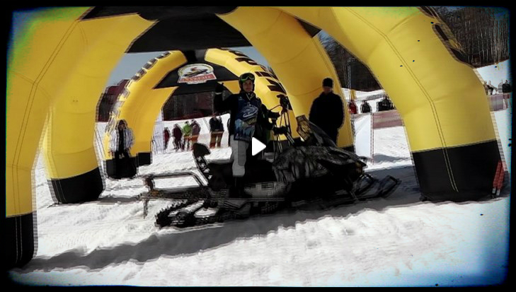ВИДЕО: первые снегоходные uphill гонки на Урале!