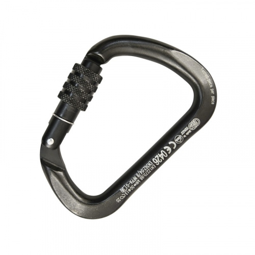 Карабин Kong X-Large C.Steel с резьб. муфтой